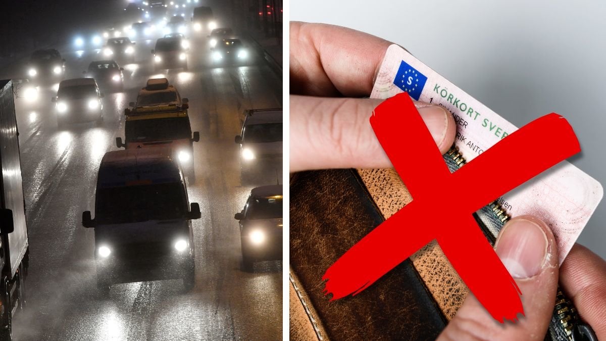 Bilar som kör och körkort.