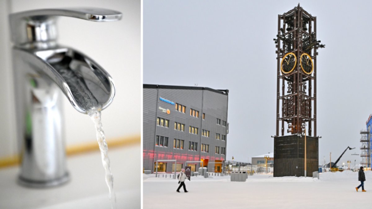 Kiruna varnar för orent dricksvatten.