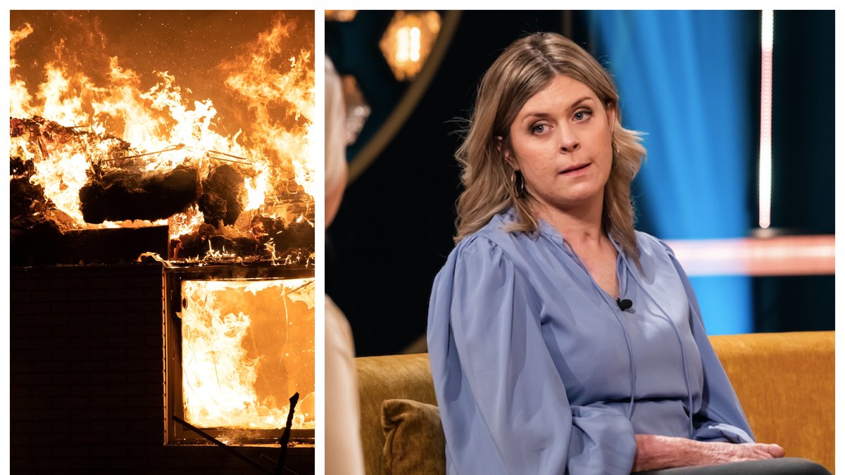 Emma Schols, 32, överlevde mirakulöst den svåra branden.