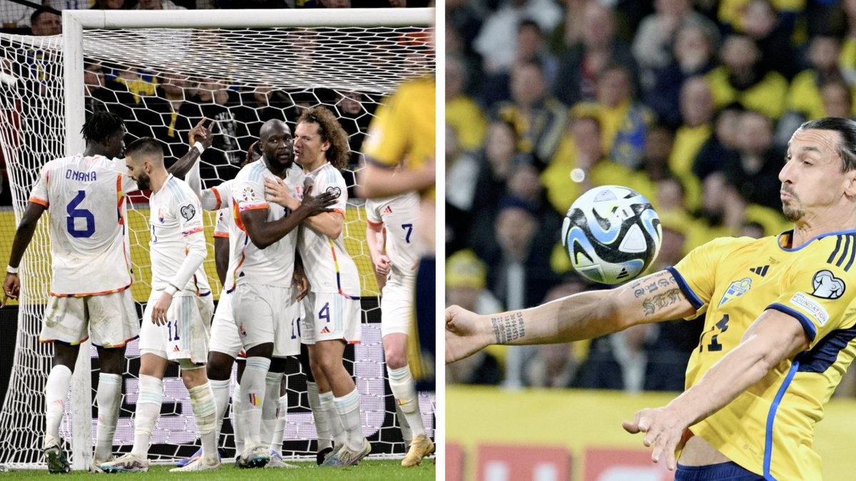 Svensk mardröm i EM-kvalet: 3-0 till Belgien
