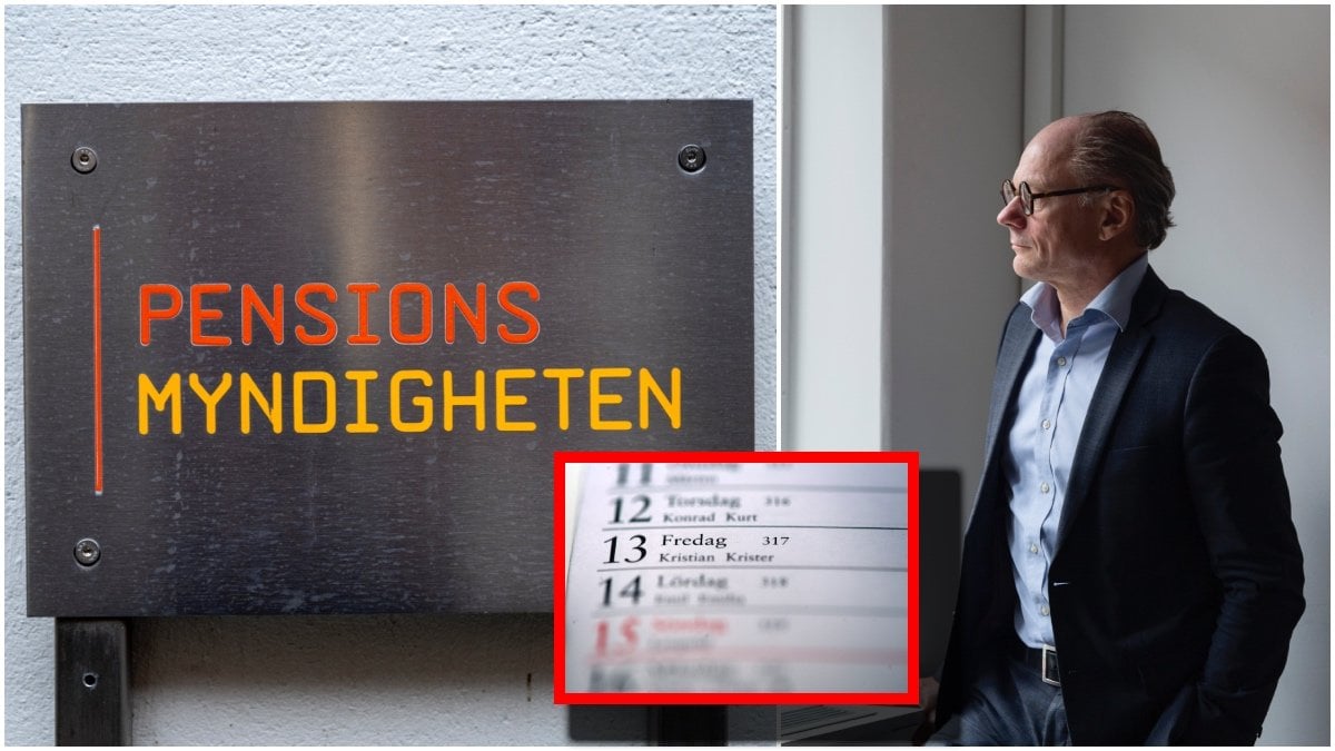 Genrebild på pensionsmyndigheten och arkivbild på Ola Settergren.