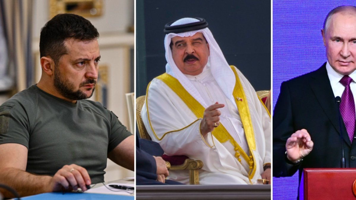 Kungen av Bahrain vill medla mellan de två länderna.
