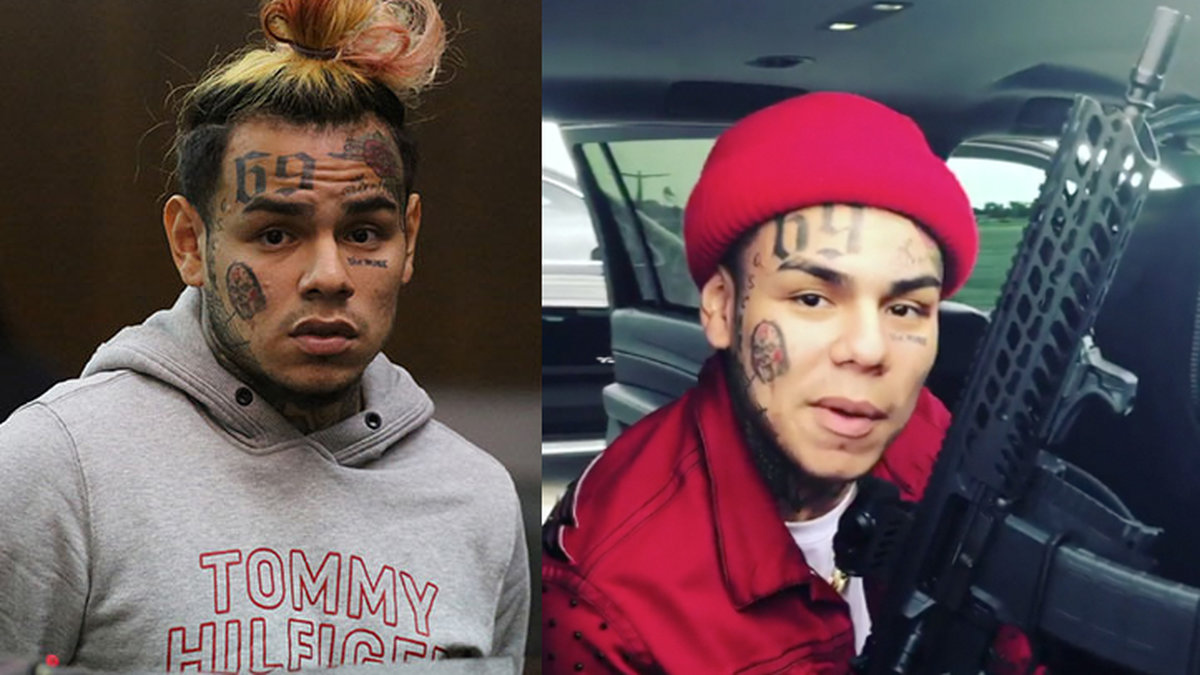 Rapstjärnan Tekashi69 som även kallas 6ix9ine