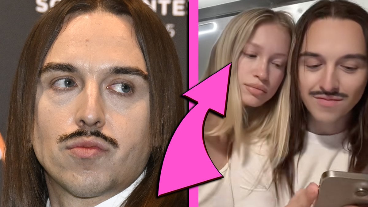 Tommy Cash med sin flickvän