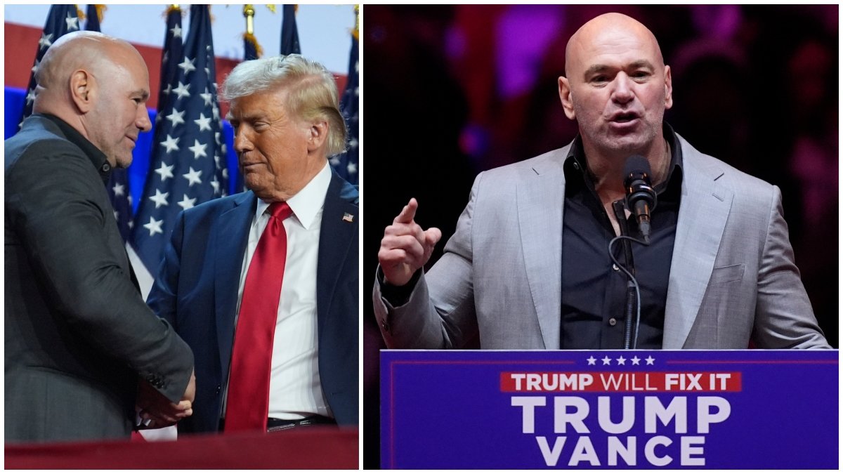 Dana White är god vän med Donald Trump.