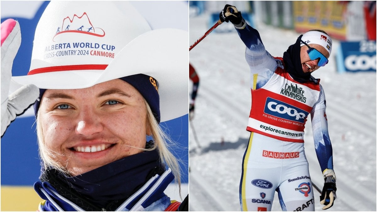 Linn Svahn var överlägsen i sprinten i Canmore.