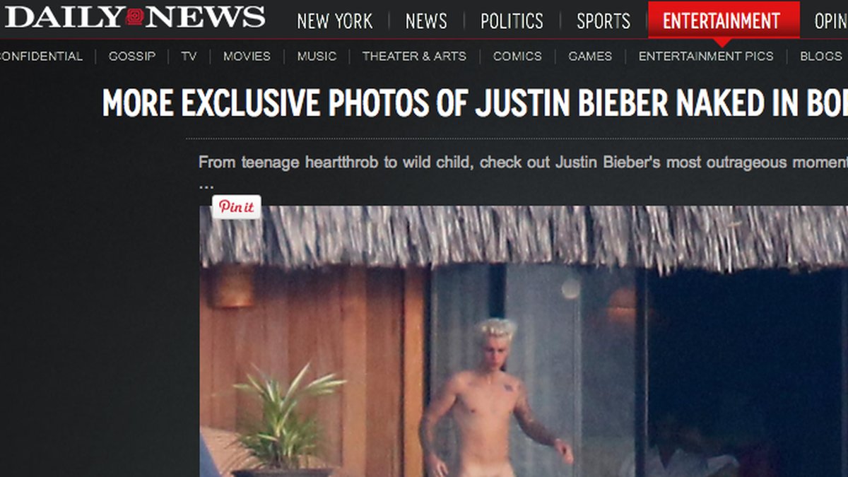 Justin Beiber, artist