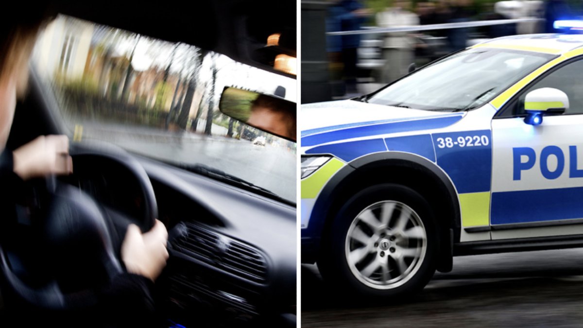 Mannen i 40-årsåldern stoppades för grovt rattfylleri.