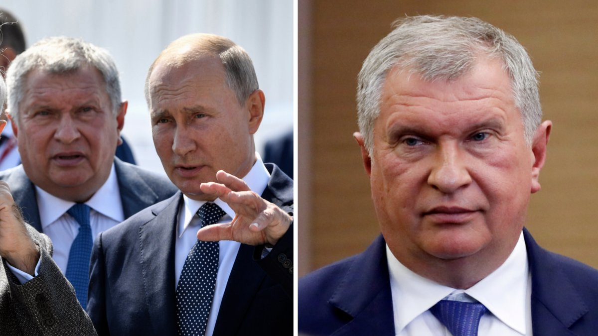Vladimir Putin och Igor Sechin
