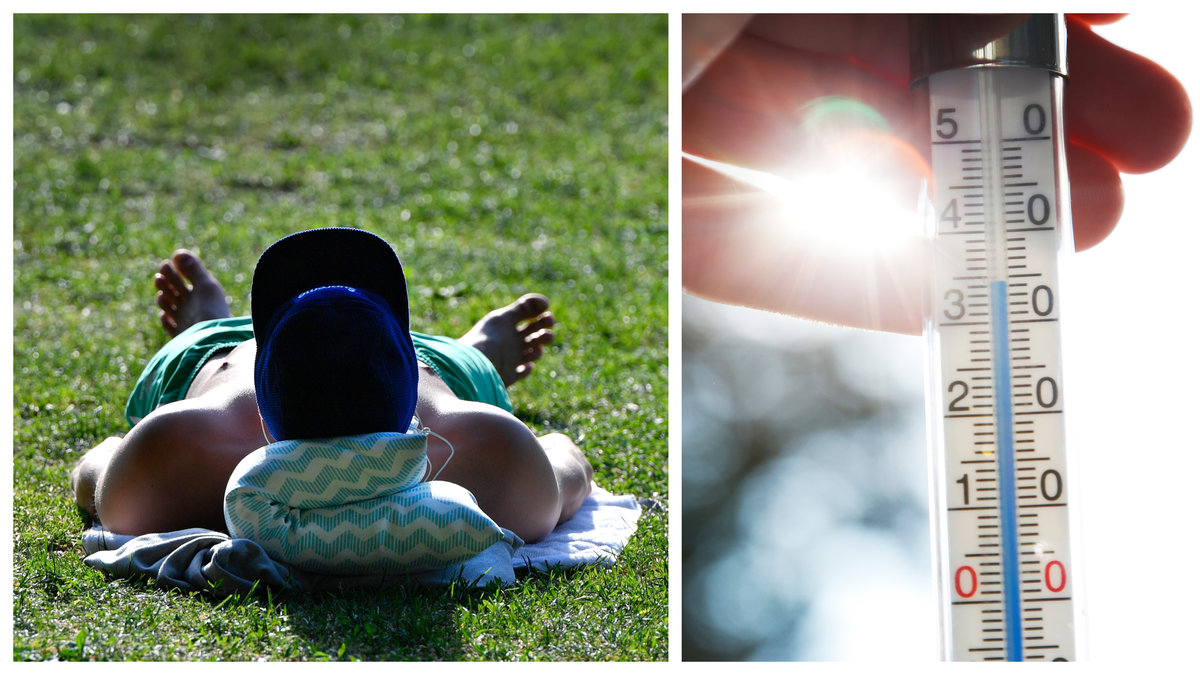 Upp emot 30 grader och högre än så i södra Sverige.