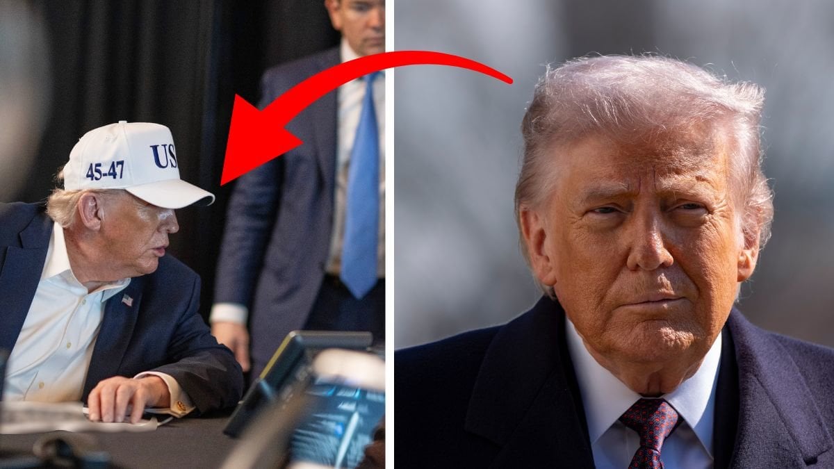 Donald Trump vänster och höger.