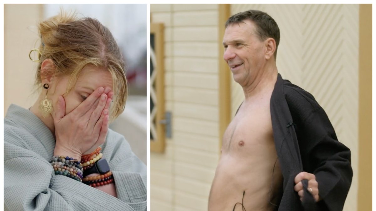 Deltagarna kallbadade i SVT:s första avsnitt av Allt för Sverige.
