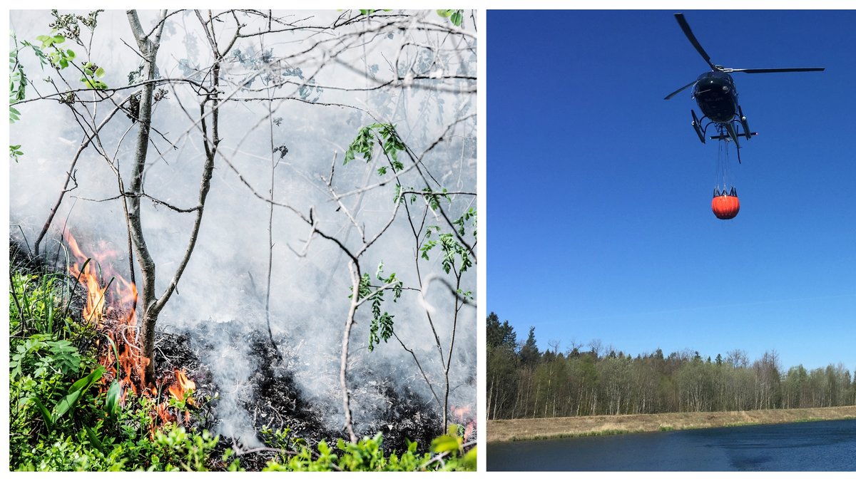 MSB varnar för ökad brandsrisk. 