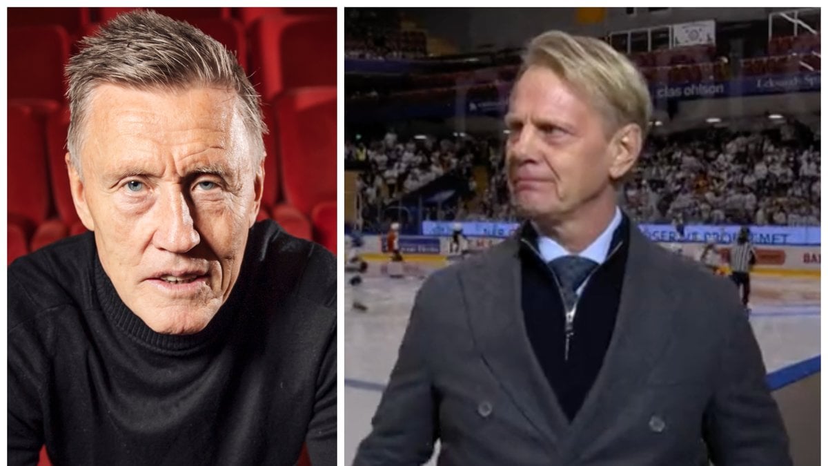 Niklas Wikegård blev märkbart berörd av beskedet om Börje Salmings död. 