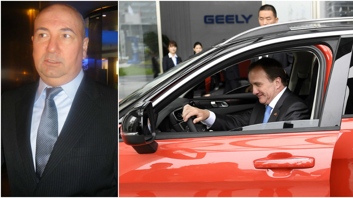 Stefan Löfven besöker biltillverkaren Geely