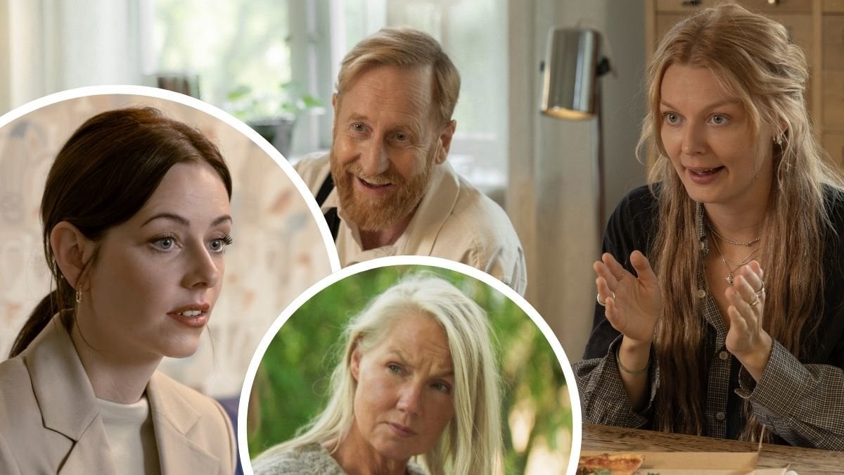 Felicia Danielsson, Tova Magnusson, Gustaf Hammarsten och Vera Herngren i Skilsmässobarn