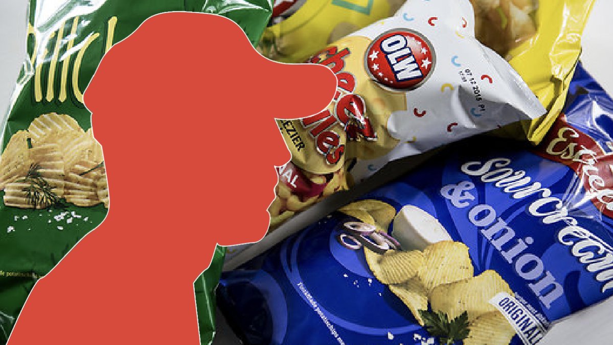 När tjuven bröt sig in i en villa i maj i år öppnade han en påse chips.