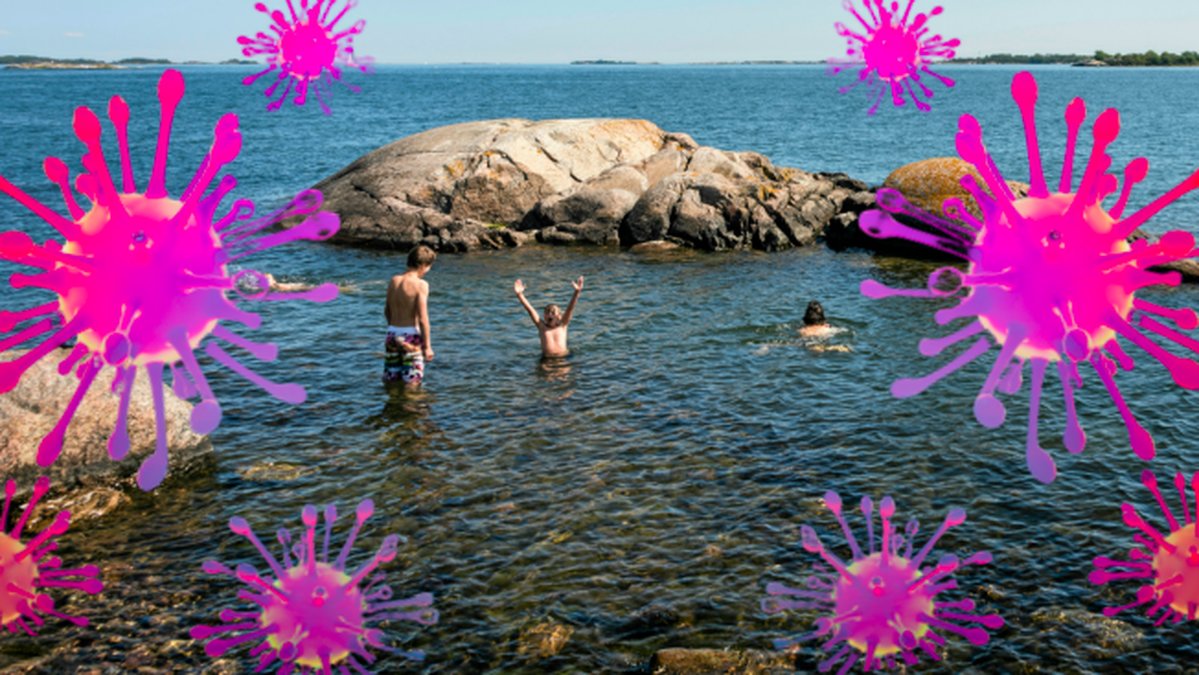 Riskerar-man-att-smittas-av-coronaviruset-om-man-badar-i-sommar