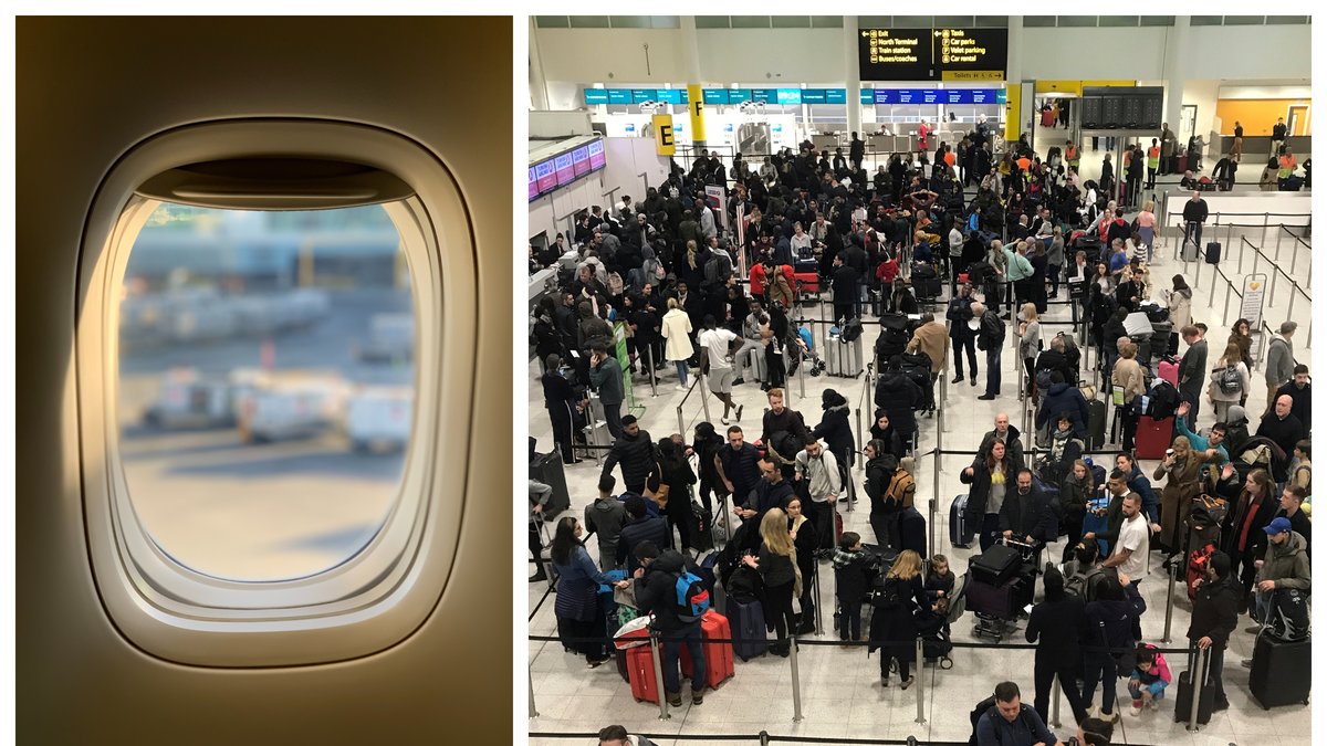 Strejk, kökaos och inställda avgångar väntar på flera flygplatser i Europa.