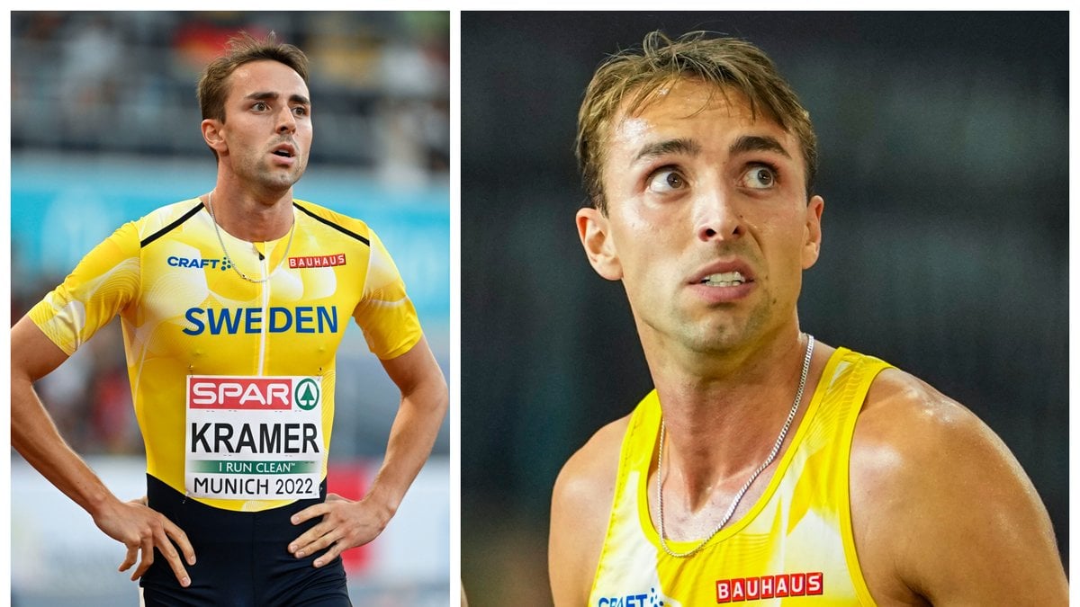 Andreas Kramer tävlar i friidrotts-vm 2023.