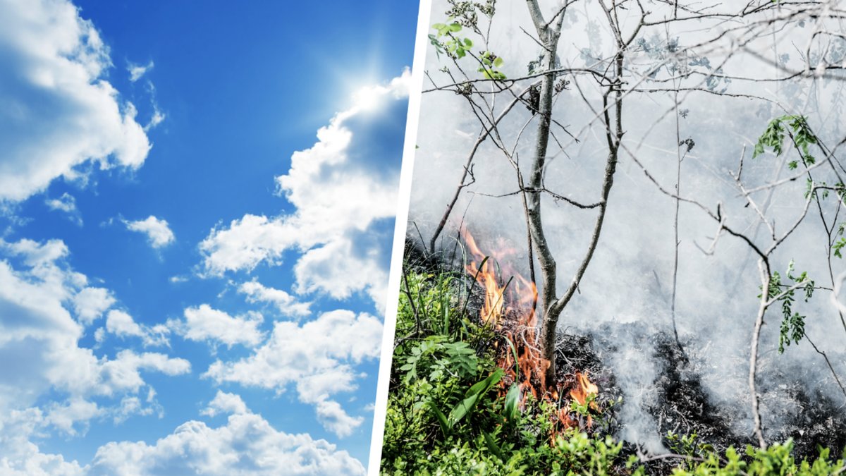 Brandrisk på flera håll i landet