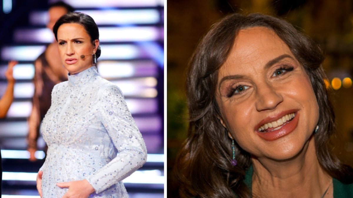 Petra Medes avslöjande om barnets pappa: ”Sektvarning”