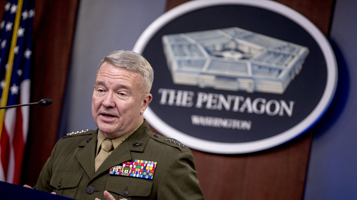 General Kenneth McKenzie bekräftar att USA lämnat Afghanistan.