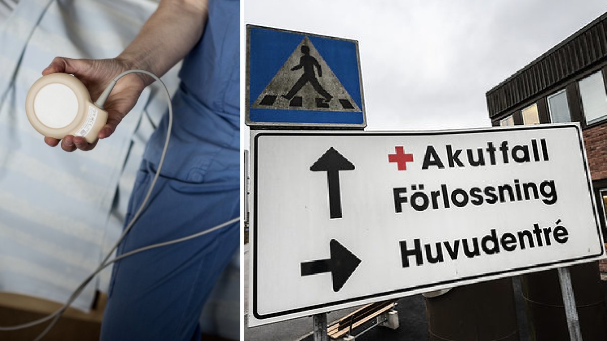 Nyförlöst fick vänta 21 timmar i blodig säng.