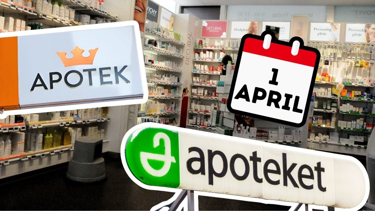 Kronans Apotek-skylt, Apoteket-skylt och apoteksmiljö