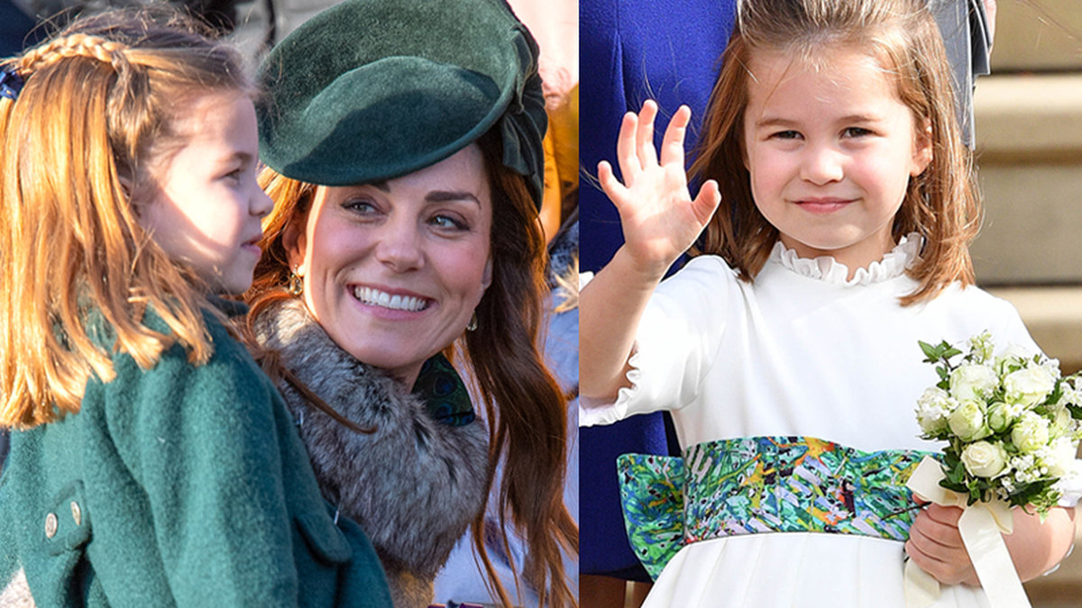 Prinsessan Charlotte med mamma Kate Middleton