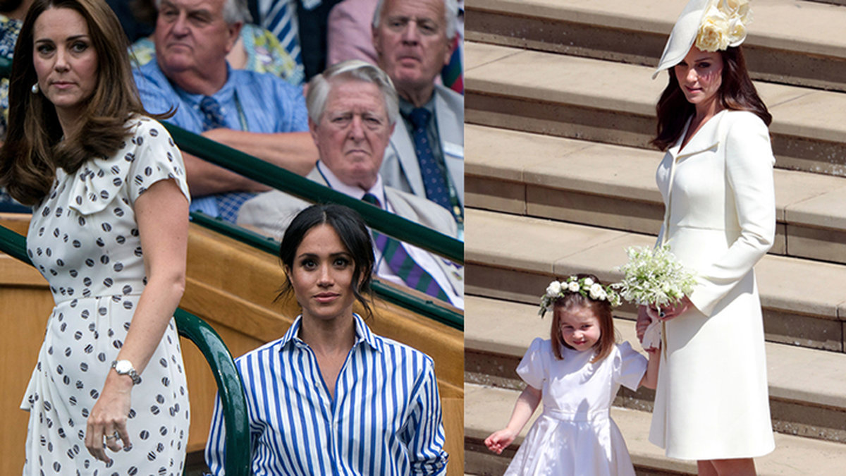 Meghan Markle och Kate Middleton i storbråk.