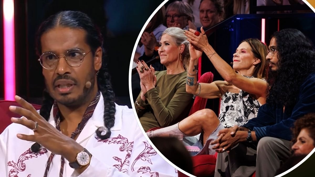 Cedwin Sandanam och juryn i Körslaget på TV4.