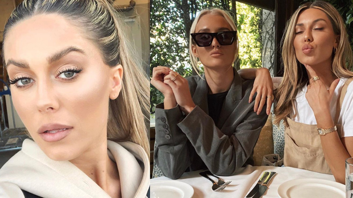 Bianca Ingrosso med assistenten Lovisa Worge
