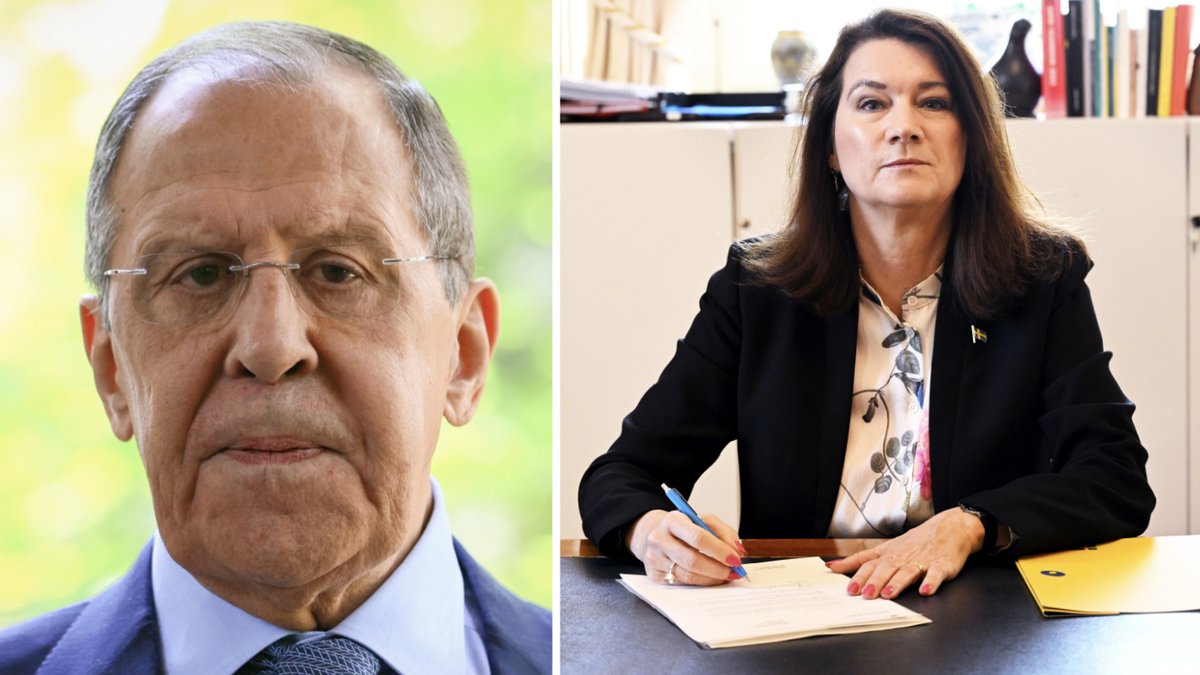 Sergej Lavrov och Ann Linde.