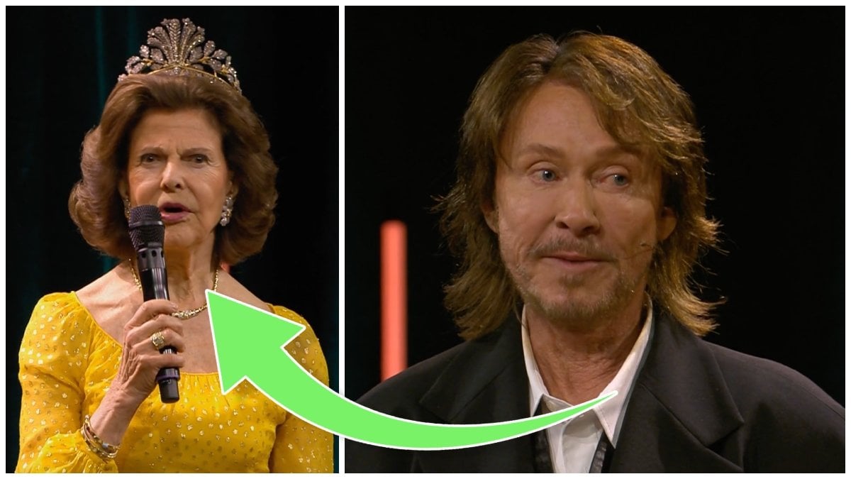 Drottning Silvia och Christer Lindarw