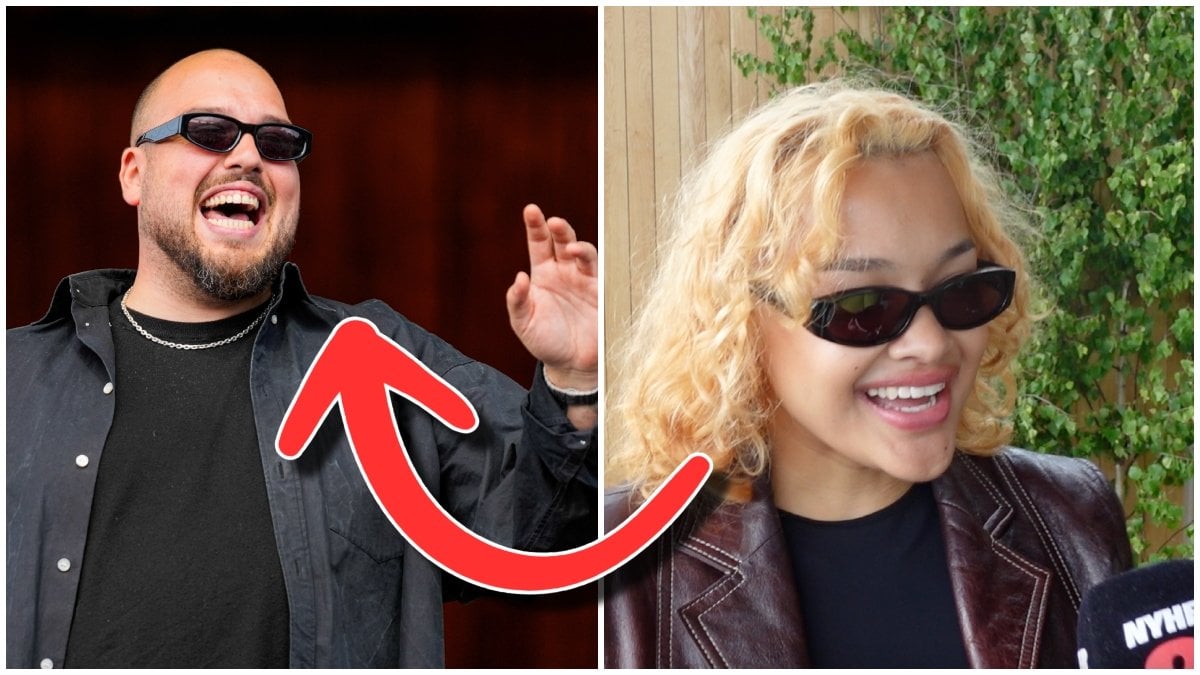 Anis Don Demina och Daniela Rathana på Allsång på Skansen