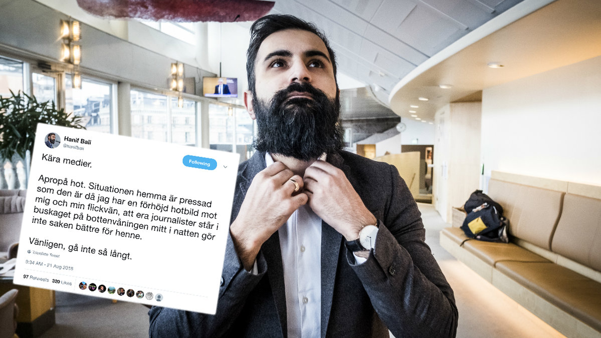Hanif Bali, ett av hans twitter-inlägg.