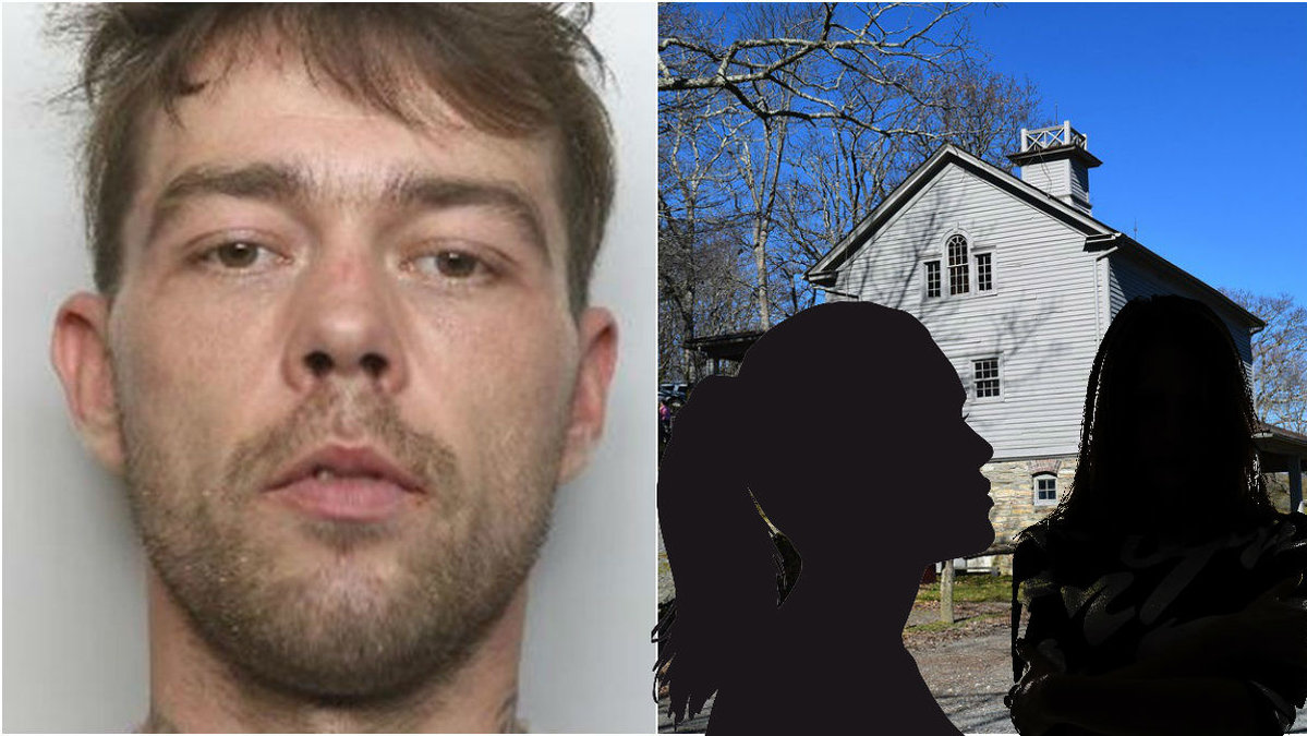 Anthony Hutchings får 16 år i fängelse för att ha hållit två kvinnor gisslan.