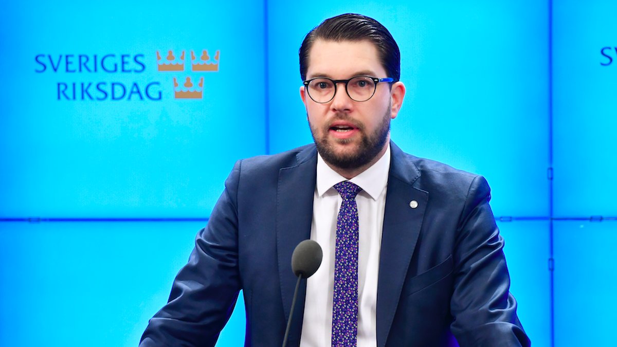 Sverigedemokraternas Jimmie Åkesson. 