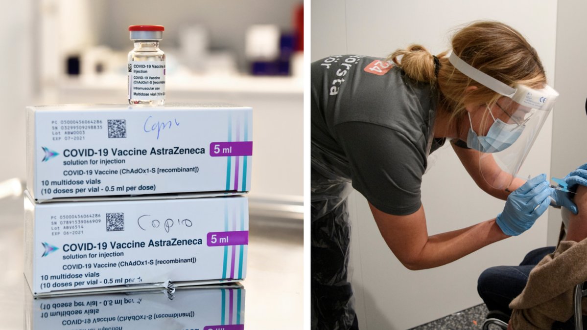 Patienter som inte vill ha Astras vaccin beter sig illa.