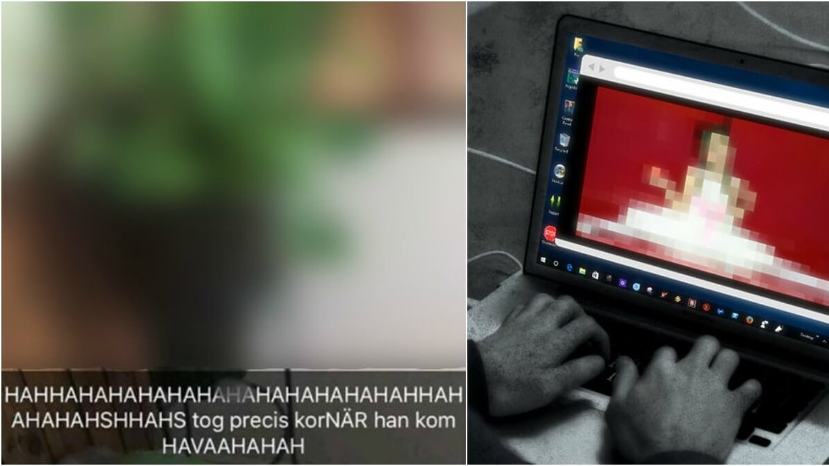 Var det barnporr som spreds?