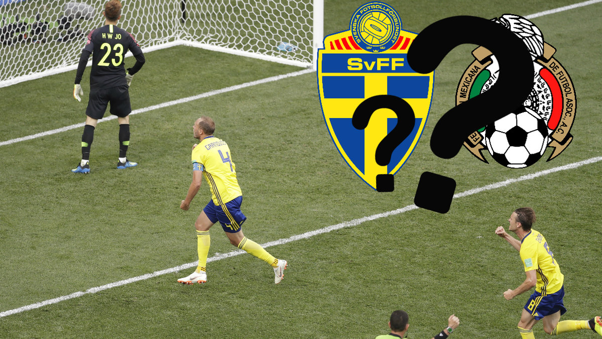 Sverige möter Mexiko i fotbolls-VM.
