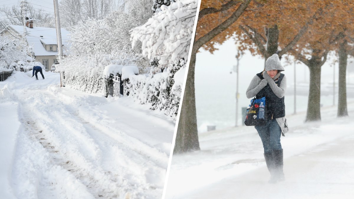 SMHI varnar för snö