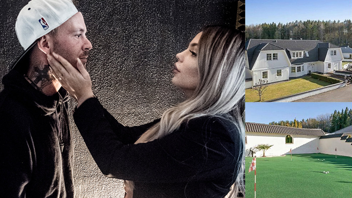 Joakim och Jonna Lundell bygger ett panic room.
