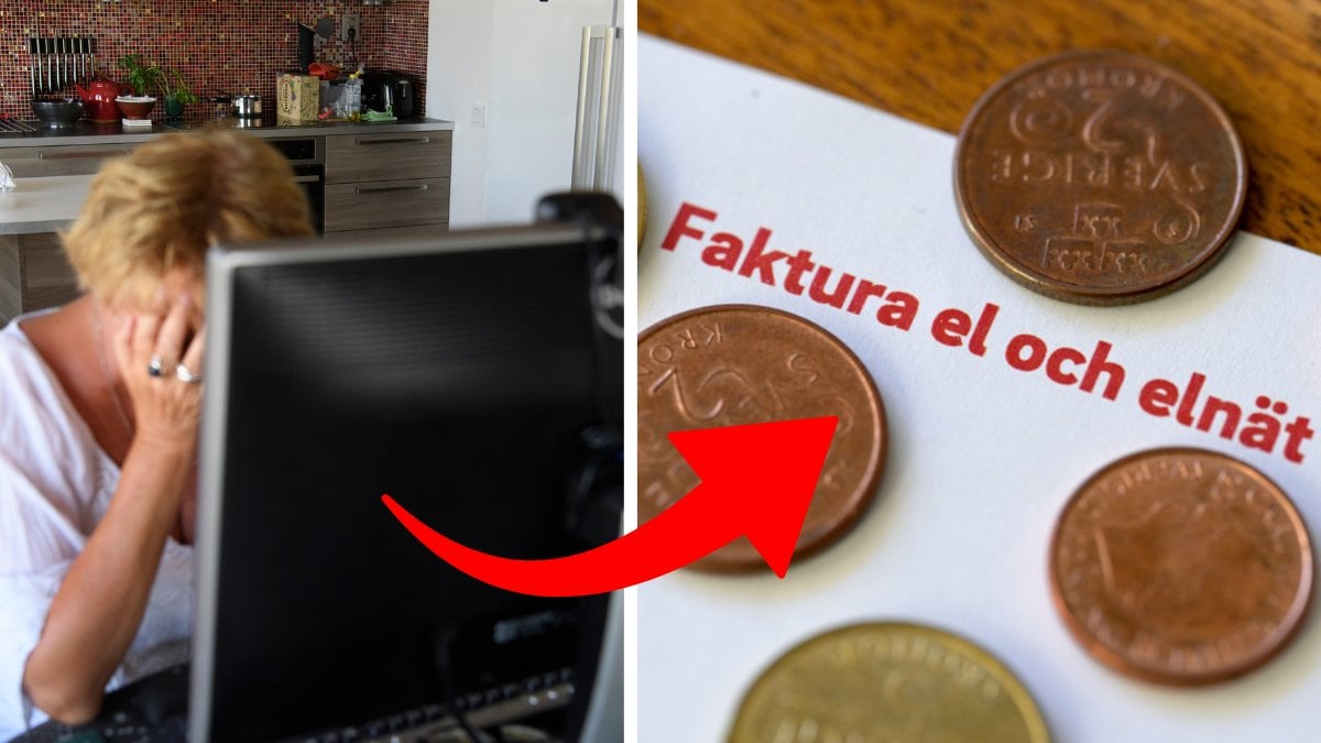 Ledsen kvinna och pengar