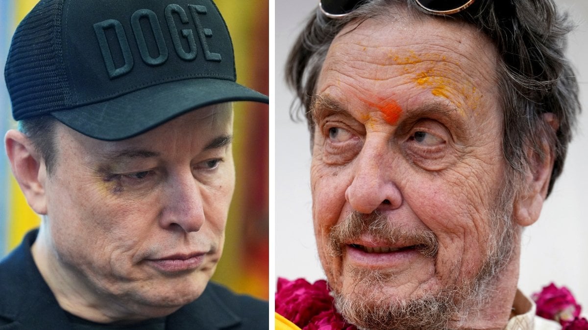 Bilden till vänster visar Elon Musk. Bilden till höger visar Errol Musk.