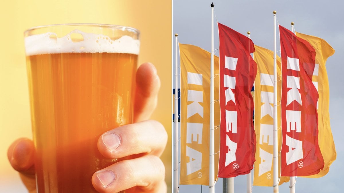På Ikea Gallerian serveras starköl till köttbullarna.