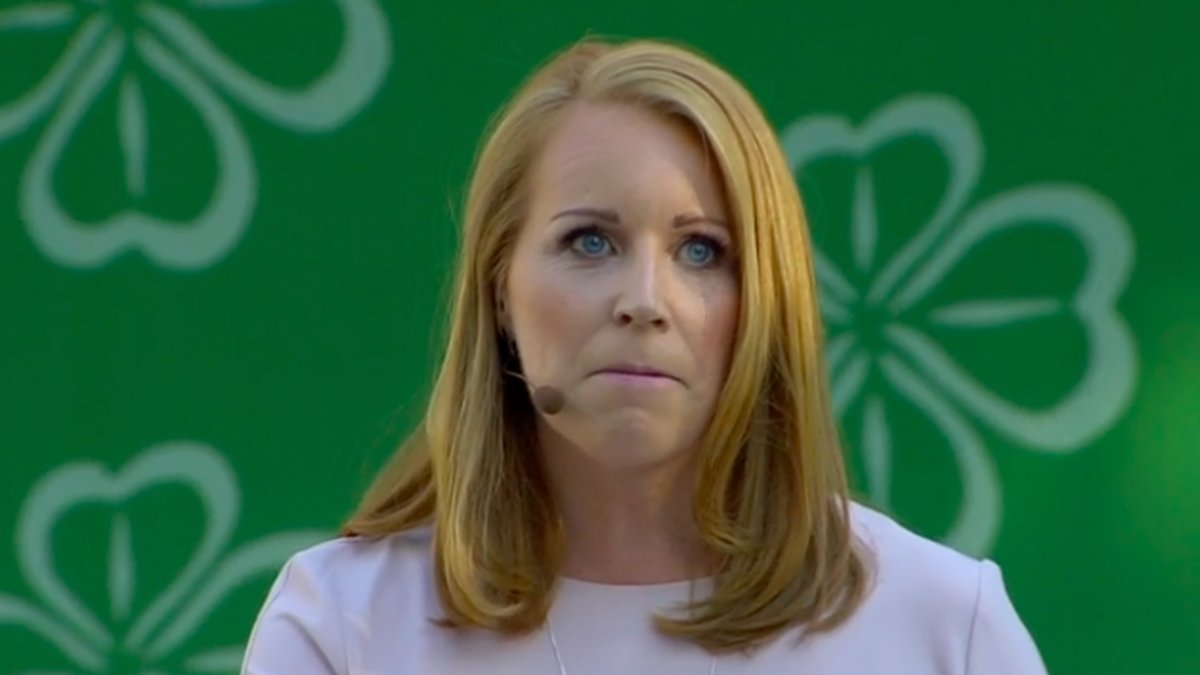 Annie Lööf, Centerpartiets partiledare. 