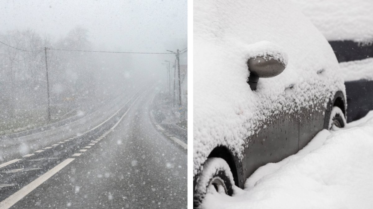 Det blir rejält med snö i Norrland.