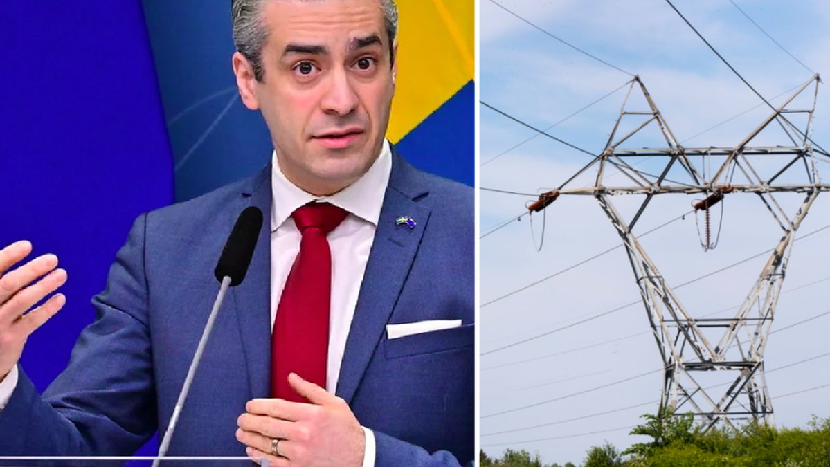Energiminister Khashayar Farmanbar (S) på en pressbriefing om energisäkerhetsläget i EU, med anledning av det allvarliga säkerhetspolitiska läget.
